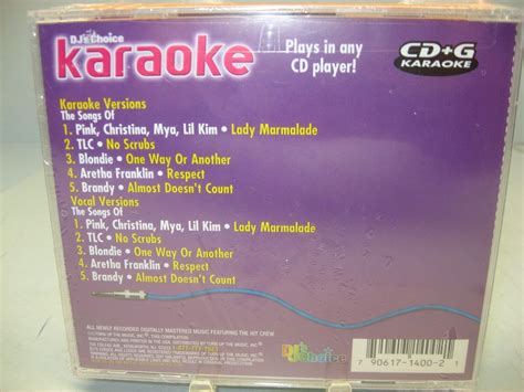 djs choice karaoke divas by dj s choice cd sep 2002 turn up the music for sale online ebay