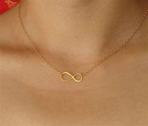 Pin By Denise K On H E R R Und F R A U K Infinity Necklace Gold