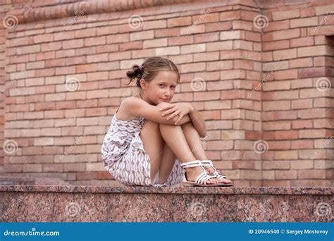 Girl Lying On A Stairs Stock Photo Image Of Building