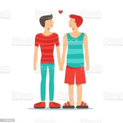 Happy Gay Couple Stock Illustration Download Image Now Adult