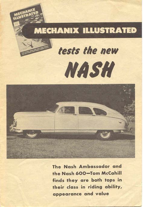 Nash Car Brochures