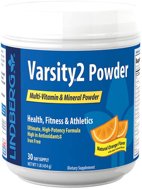 Varsity Pack 2 Multi Vitamin And Mineral Powder Natural Orange 30 Day