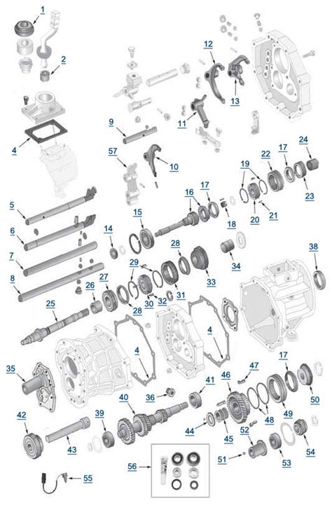 Exploded View 2000 Jeep Wrangler Manual Transmission 11 Best Images