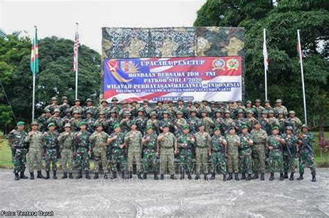 Tentera Malaysia Indonesia Perkukuh Kawalan Keselamatan Sempadan