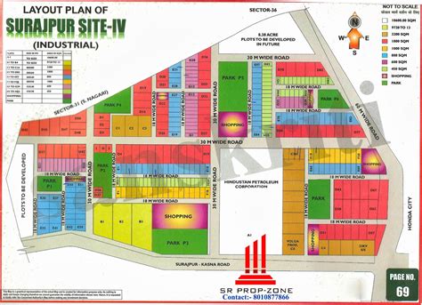 Upsidc Industrial Area Surajpur Site Iv Layout Map Greater Noida