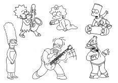 Kolorowanki Simpsonowie 10 Kolorowanek Do Pobrania