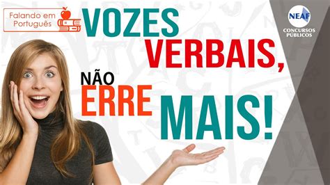 Como Identificar Vozes Verbais Exercício De Português Falando Em