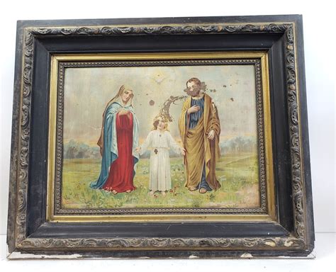 Antique Religious Painting Antiques Board