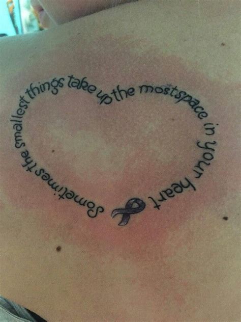 25 best Preemie tattoos images on Pinterest | Cancer ribbon tattoos