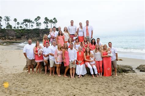Family beach pictures in white and khaki. laguna beach generation photographer- Coral, Khaki and ...