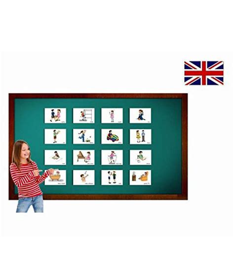 Action Words And Verbs Flashcards Set 2 English Vocabulary Cards