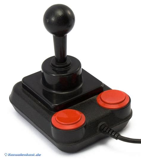 Atari 2600 Controller Joystick Competition Pro Rot Schwarz Ohne