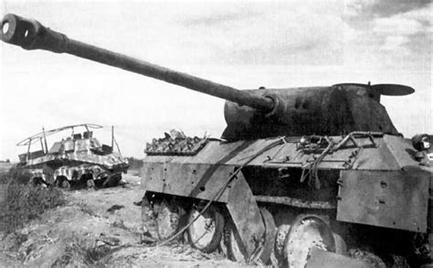 Ko Panther Ausf D 52nd Panzer Battalion And Sdkfz 263 Battle Of Kursk