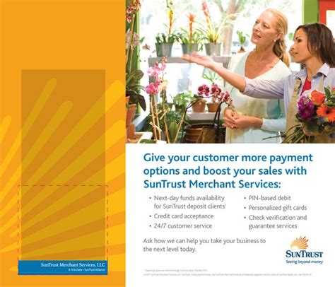 Personalized T Cards Suntrust Merchant Services