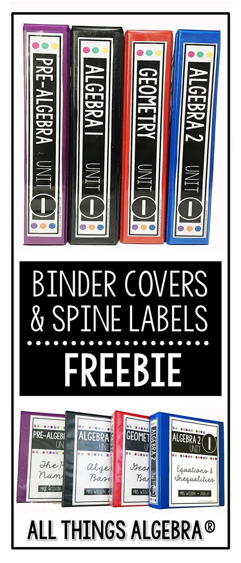 Math Binder Cover Printable Printable Word Searches