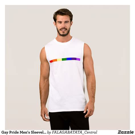 Gay Pride Men S Sleeveless T Shirt Zazzle Sleeveless Tshirt Pride