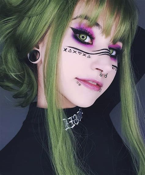Alt Girl Cosplay Makeup Fantasy Makeup Gothic Makeup