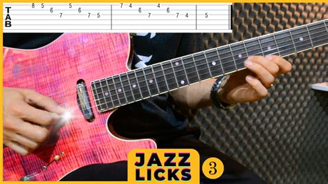 Jazz Licks N3 Ii V I Dm7 G7 C7m Para Iniciantes Em Guitarra