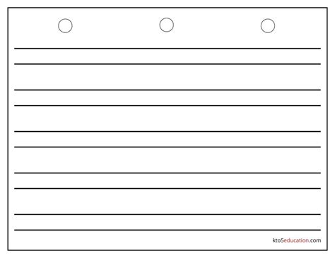 Free Hwt Double Lined Paper For Writing Worksheet