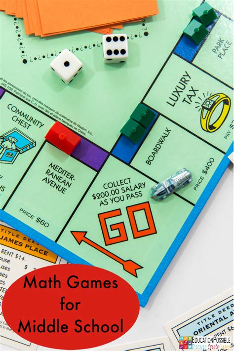 There are many games out there for kids, including board games, video games, and computer games. Math Games for Middle School
