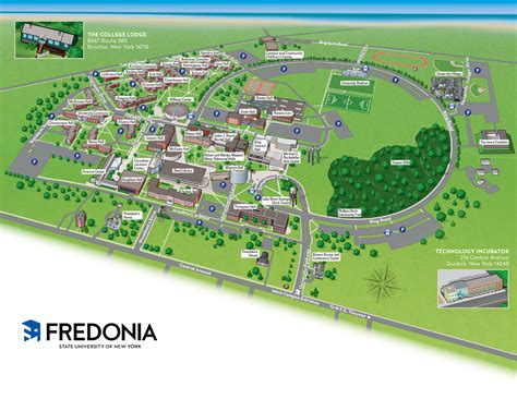 Niagara University Campus Map Map Vectorcampus Map
