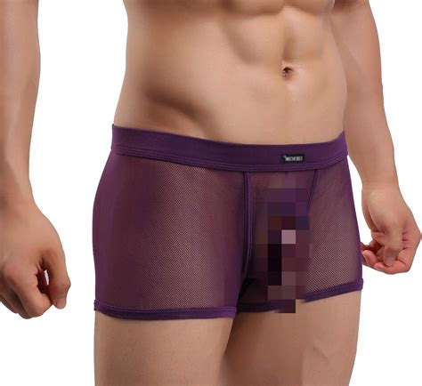 Evankin Men S Boxers Soft Underwear Mesh Breathable Gay Low Rise Boxer Briefs