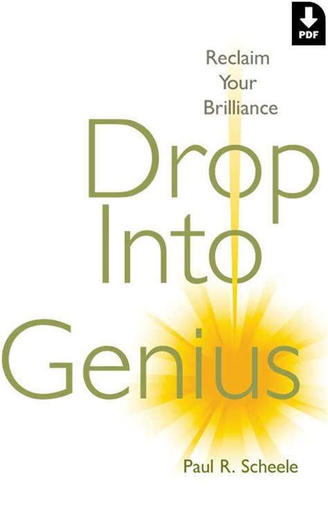 Drop Into Genius Ebook Scheele Learning Systems