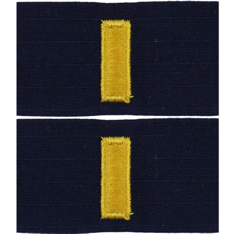 Uscg Lieutenant Commander Collar Device Embroidered On Ripstop Vanguard