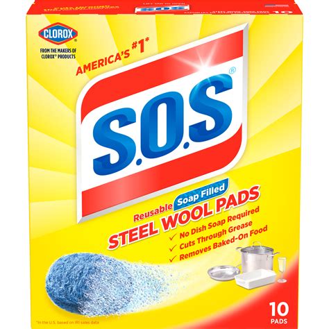 Brillo Steel Wool Soap Pads 10 Count
