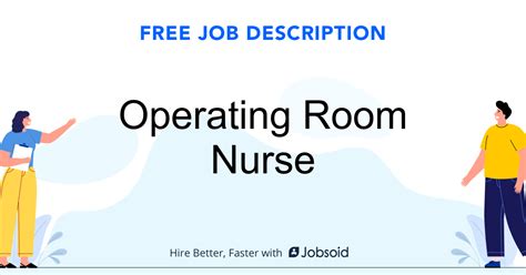 Operating Room Nurse Job Description Jobsoid