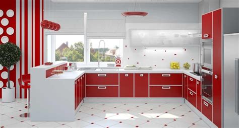 18 Red And White Kitchen Designs Ideas Design Trends Premium Psd