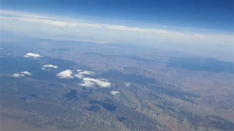 Flight Over The Grand Canyon Then Over Las Vegas At 38000 Ft Youtube