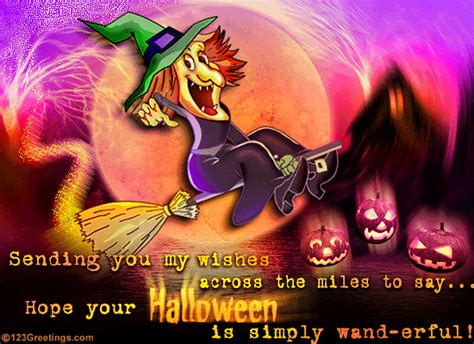 Across The Miles Free Happy Halloween Ecards Greeting Cards 123
