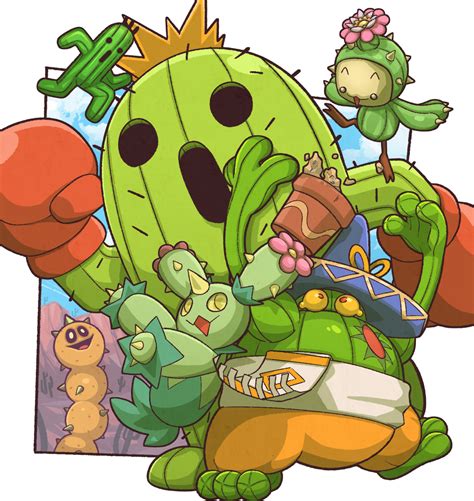 cactus party by fumphole on newgrounds