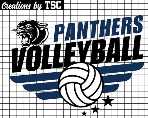Panthers Volleyball Digital Download Png Sublimation Etsy