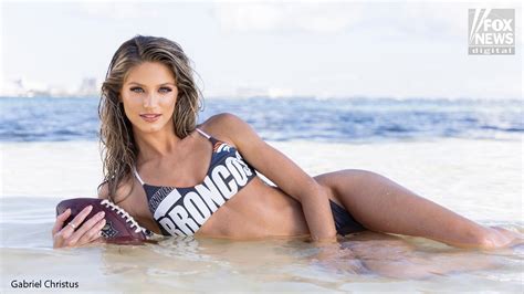 broncos cheerleader sports illustrated swim finalist reveals mom s wild reaction to making the