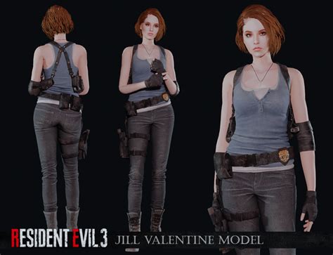 Resident Evil Remake Jill Valentine Model Mimoto Sims On Patreon