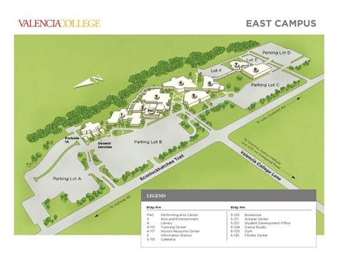 Valencia College Campus Map East By Valencia College Issuu