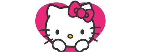 Hello Kitty Peeking Heart Facebook Covers Facebook Covers Myfbcovers
