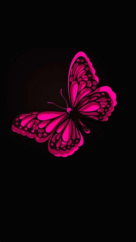 Here are only the best light pink wallpapers. iPhone Wallpaper HD Pink Butterfly | Best HD Wallpapers ...