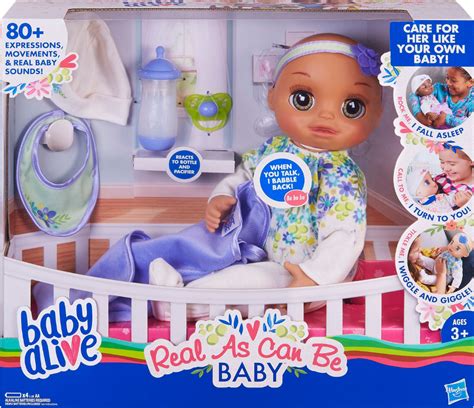 Baby alive snackin lily blode hair doll. Best Buy: Baby Alive Real As Can Be Baby Doll E2354