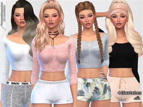 Cute Sporty Everyday Tops The Sims 4 Catalog