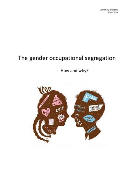 Pdf Gender Occupational Segregation How And Why Ida Forsgren
