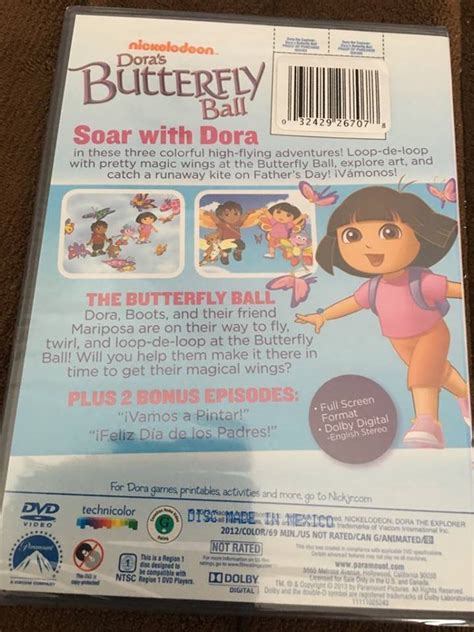 Dora The Explorer Doras Butterfly Ball Dvd 2013 New 97368804647 Ebay