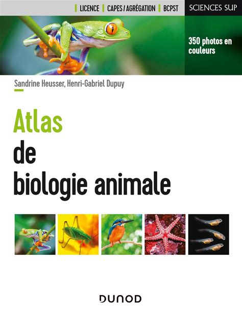 Atlas De Biologie Animale Livre Et Ebook Sciences De La Vie Santé Et