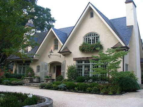 This adds a note of crispness to woodwork and trim without bringing it into strong relief. French country exterior ideas - Video and Photos ...