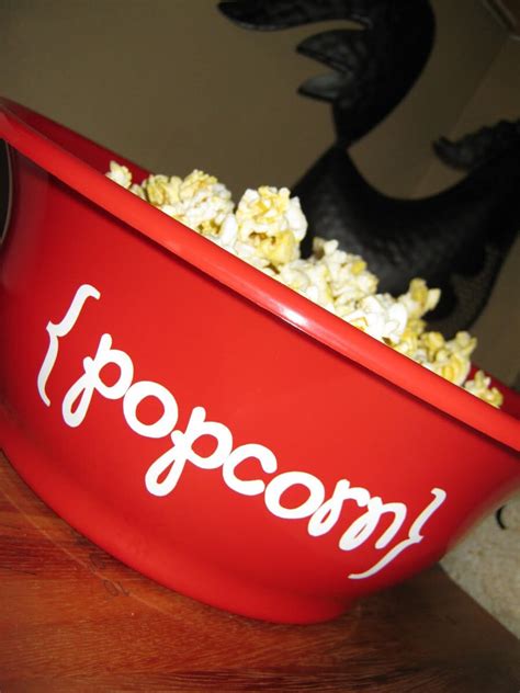 Diy Popcorn Bowl ~ Great Neighbor T Idea She Ginger Or So She