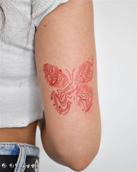 46 Red Butterfly Tattoo Designs With Meanings That Will Amaze You