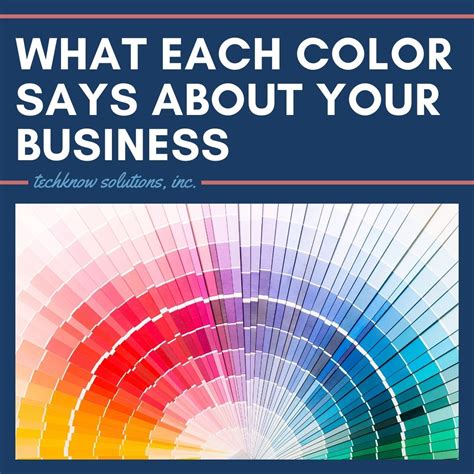 What Each Color Says About Your Business Techknow Solutions