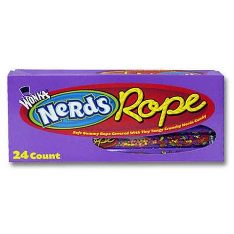 Candy Nerds Rope Wonka Chewy Rope Covered W Nerds 24ct